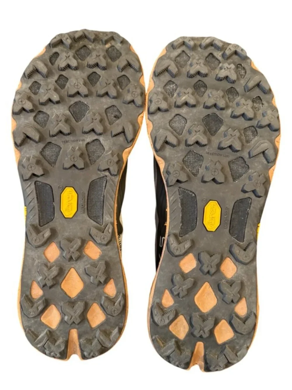 Merrell Agility Peak 5 Trail Shoes Men’s 12 Oyster Olive Vibram Megagrip EUC